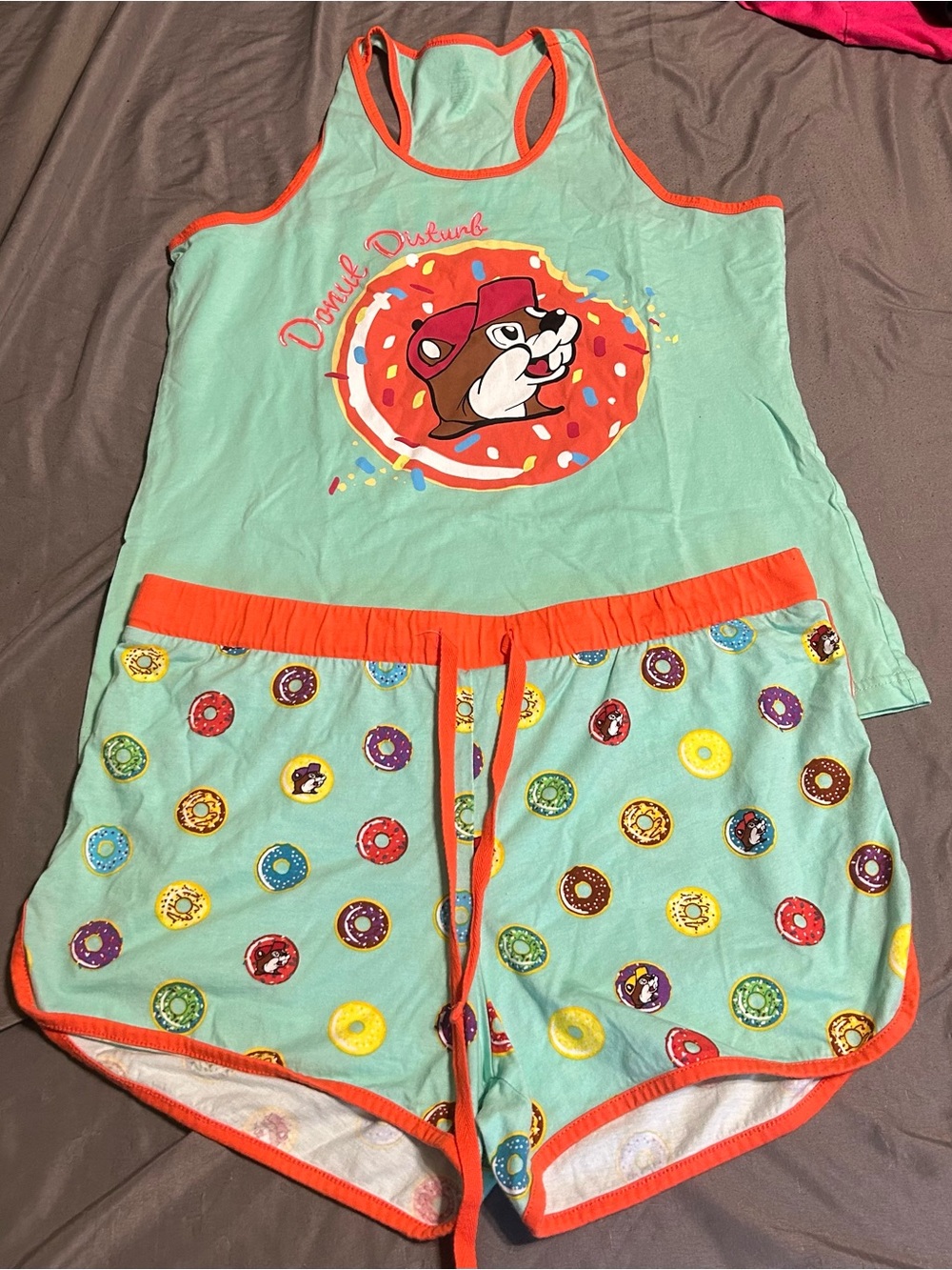 Buc-ee’s Donut Disturb Pajama Set
